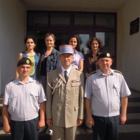 Atasatul militar al Frantei în vizita la Academia Militara