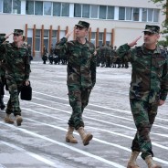 Celebrarea celei de-a 32-a aniversare a Armatei Naționale în Academia Militară