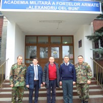 The expert from Romania had a working visit at Military Academy