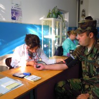 The Military Academy donates blood