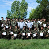 Trained militaries for the Security Zone of the Republic of Moldova