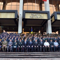 Diplomas were handed to the graduates of  Military Academy