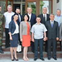 Reprezentanţi ai Universităţii „Lucian Blaga” din Sibiu în vizită la Academia Militară