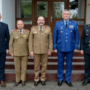 Delegație română în vizită de lucru în Academia Militară