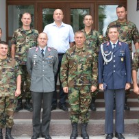 Ataşatul militar al Germaniei a vizitat Academia Militară la finele mandatului