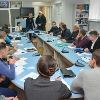 The Students of postgraduate course in security and national defence visited the Information and Documentation Centre on NATO in Moldova