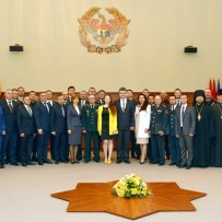 The 4th promotion graduates of the Postgraduate Course in security and national defense