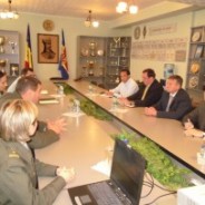 Reprezentanţii misiunii diplomatice OSCE în vizită la Academia Militară