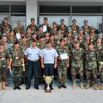 The military students won the defence Minister cup